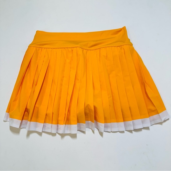 Offline by Aerie Tiebreaker Pleated Skort Tennis Skirt in Petal Orange Large - Picture 10 of 11